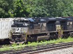 NS 1110 Entering the Shenandoah Yard